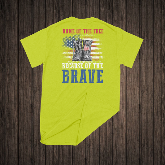 Home of The Free Short Sleeve T-Shirt